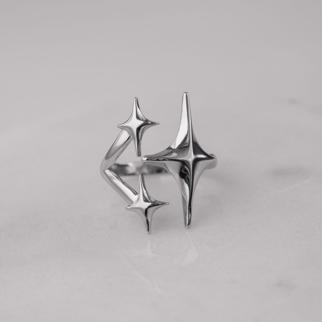 Adjustable North Star Ring