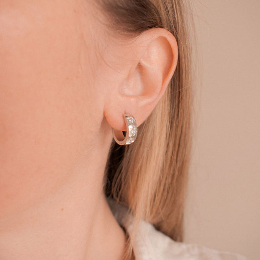 Star Hoop Earrings