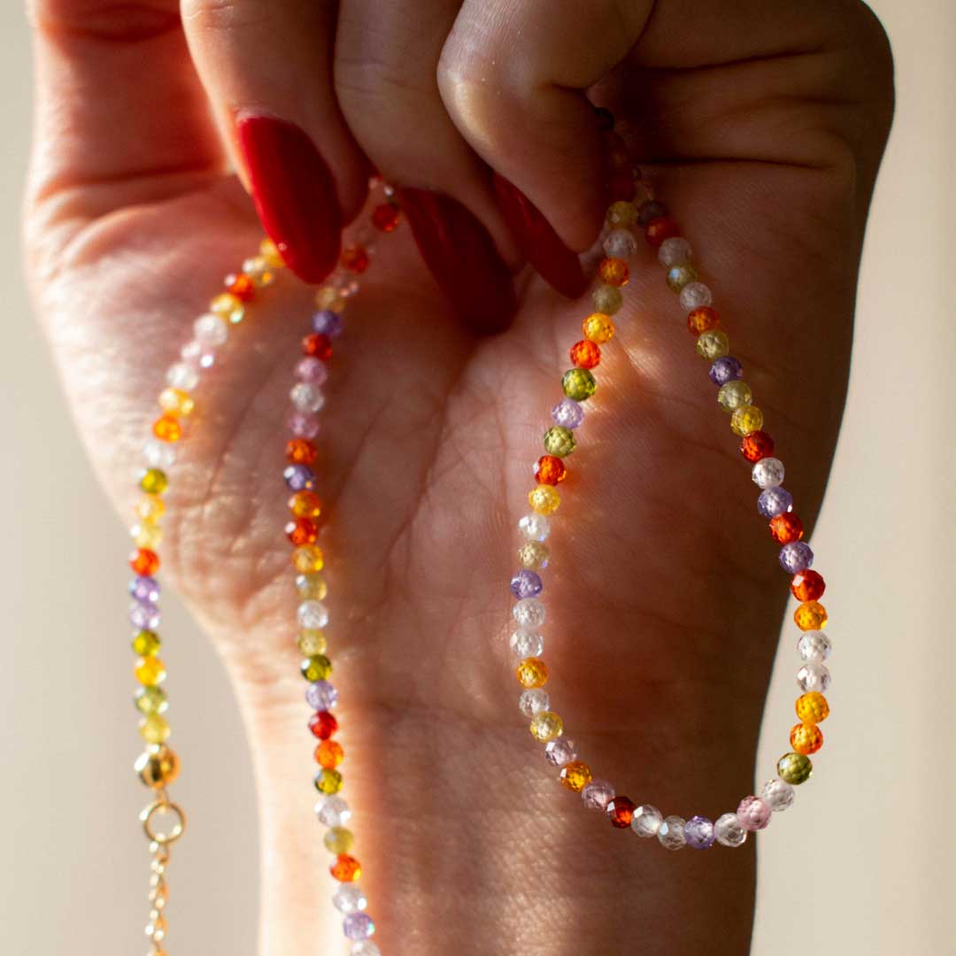 Multicolored Beaded Necklace | Made in Estonia 🇪🇪