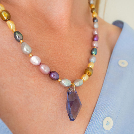 Mirage Colorful Pearl Necklace | Made in Estonia 🇪🇪