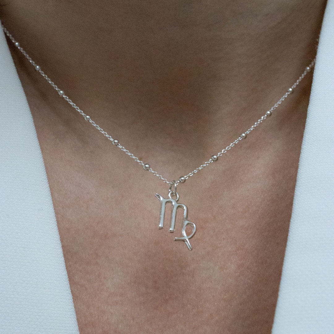 Virgo | Sterling Silver Zodiac Necklace