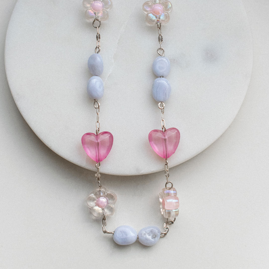 Gemstone Bloom Beaded Necklace | Made in Estonia 🇪🇪