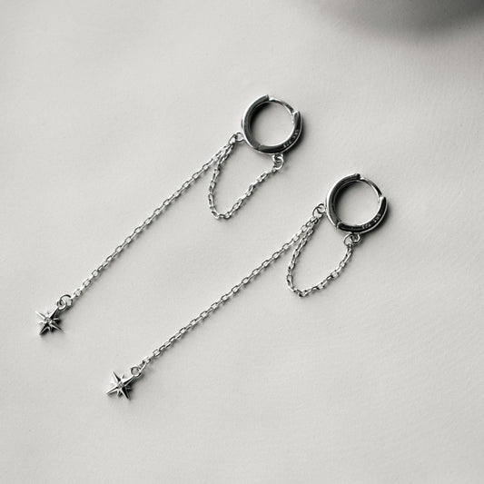 North Star Dangle Earrings