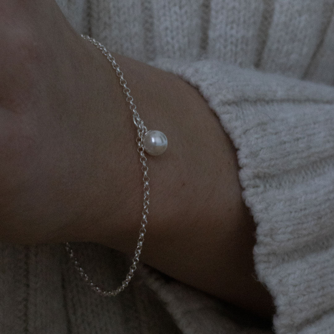 Single Pearl Bracelet | Made in Estonia 🇪🇪