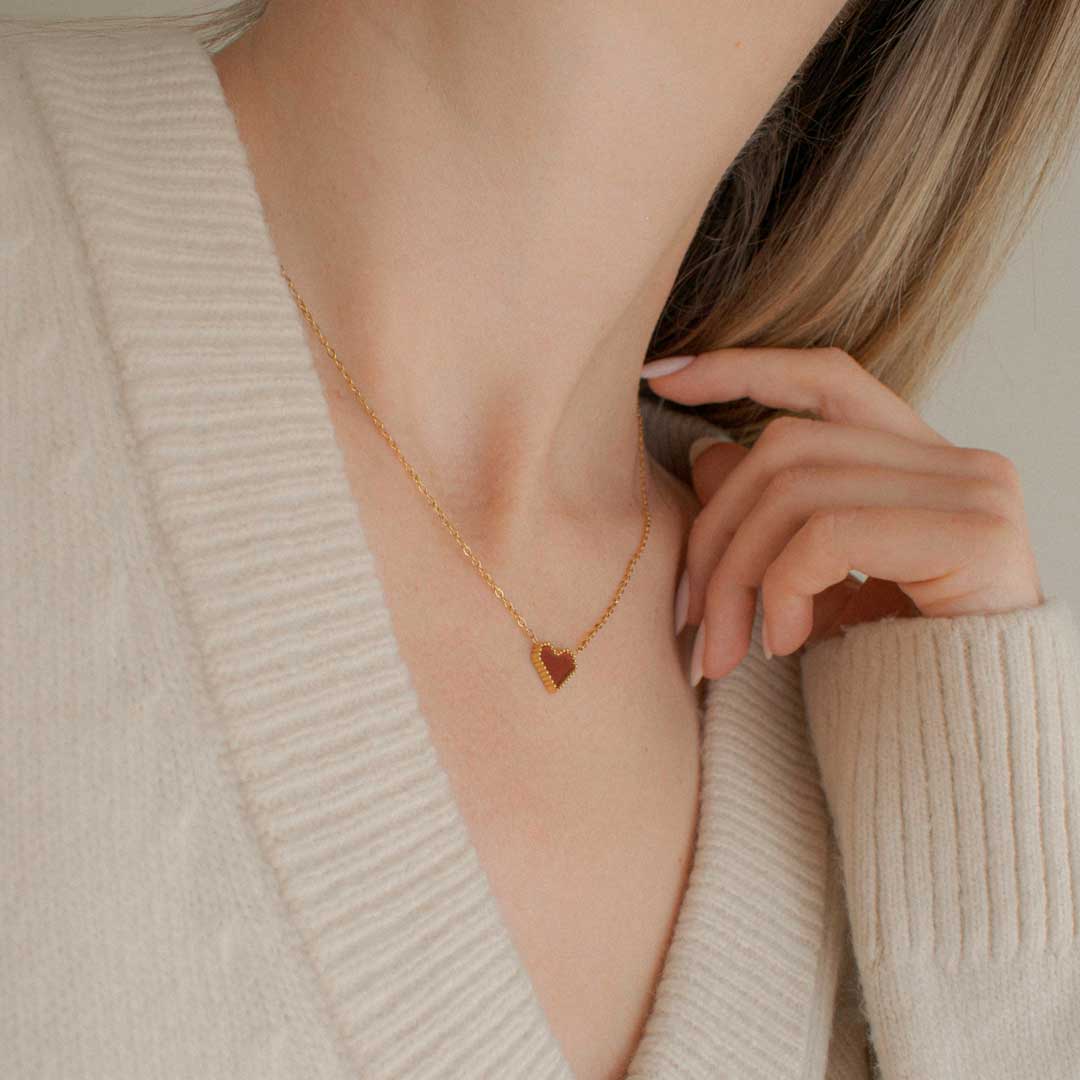 Gold-plated Heart Necklace