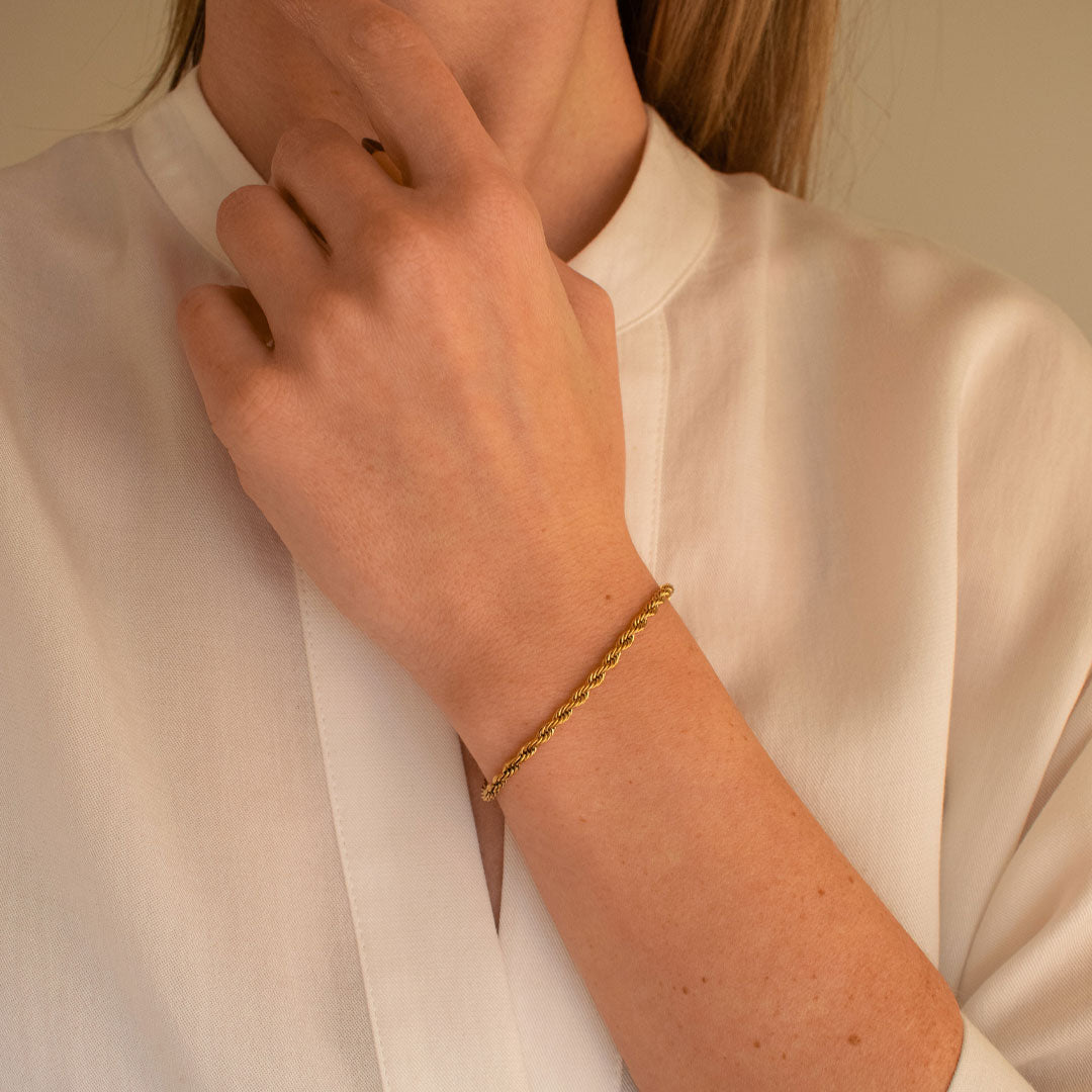 Twisted Charm Bracelet