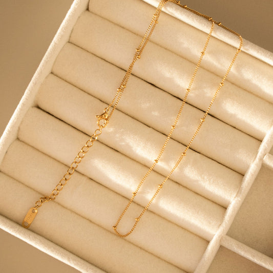 Gold Bead Necklace