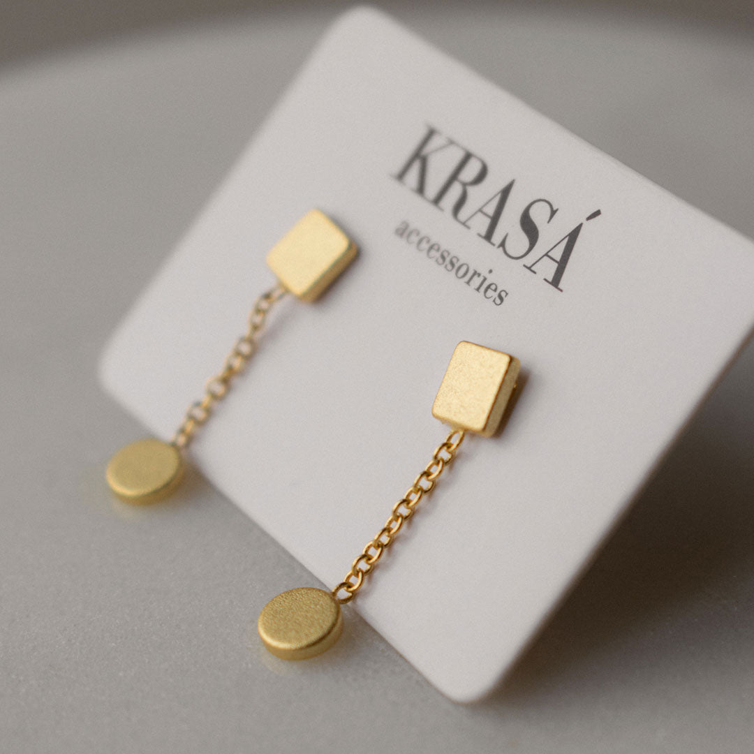 Sterling Silver Disc Dangles