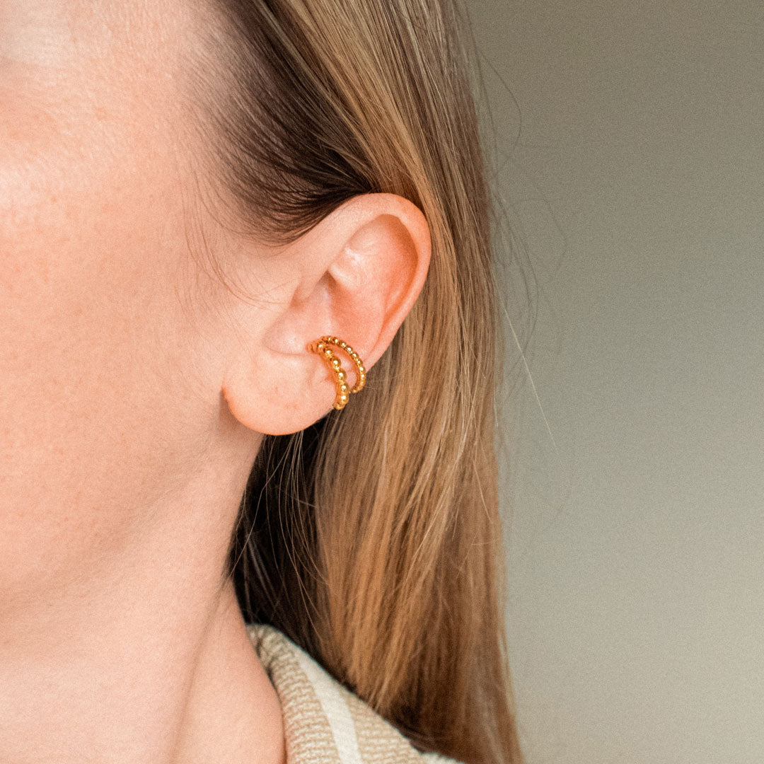 Double Bubble Ear Cuff
