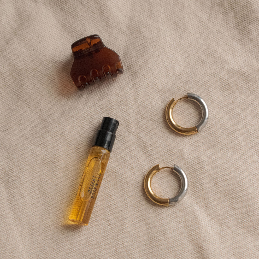 Basic Hoop Earrings - Bicolor