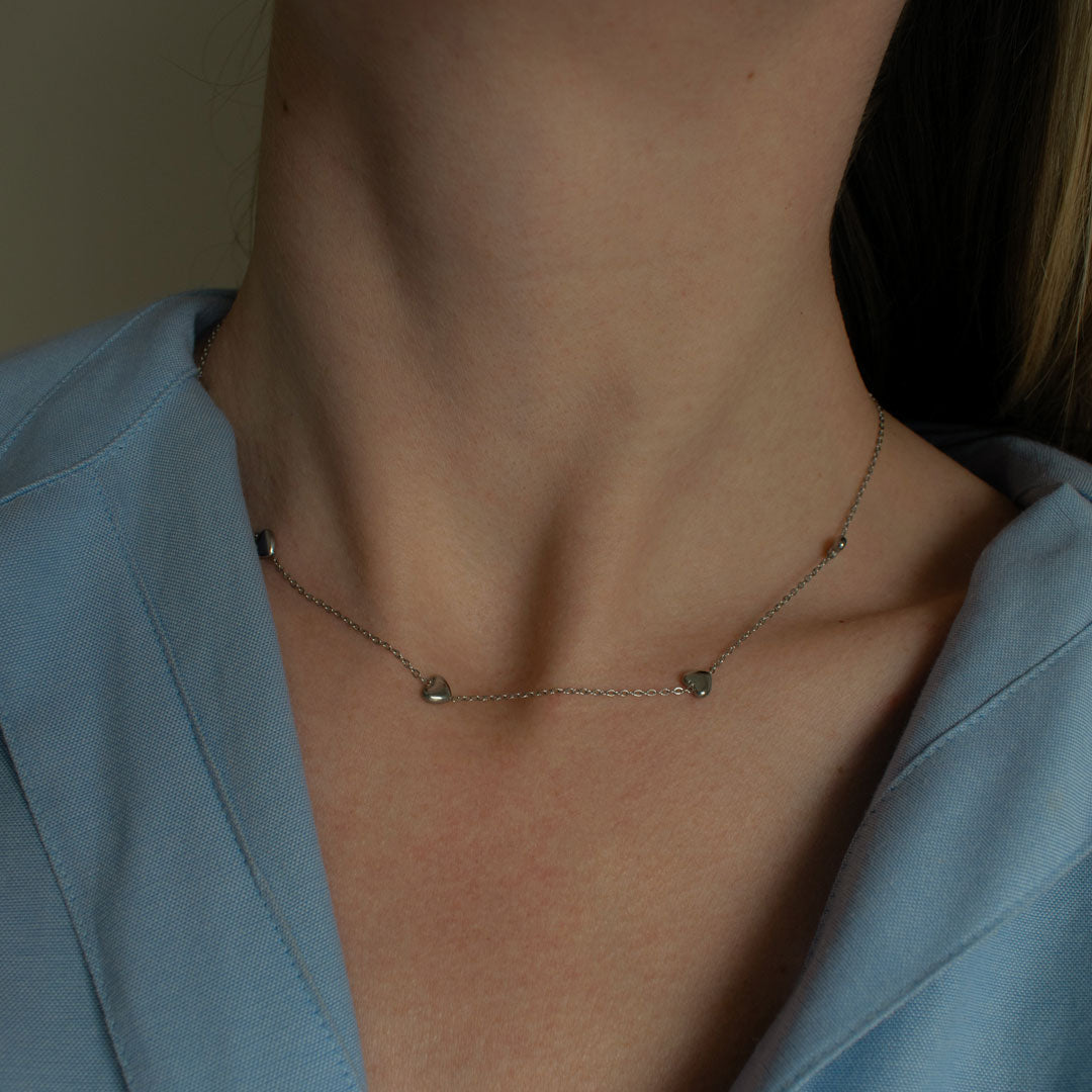 Mini Hearts Necklace