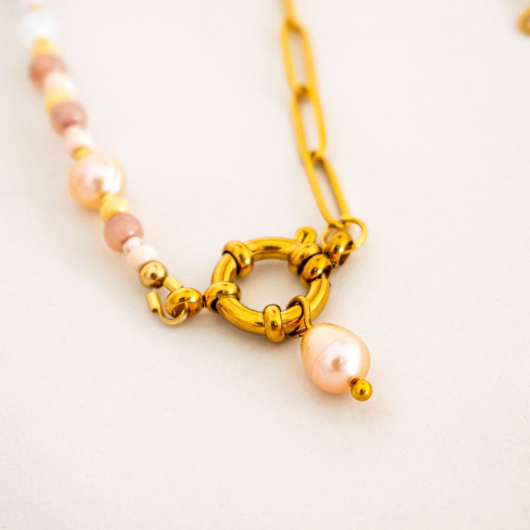 Sailor Clasp Beaded Necklace