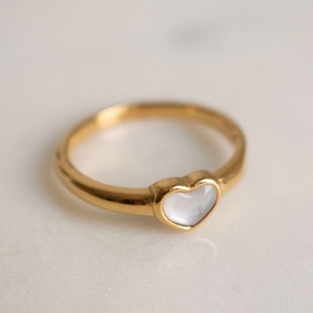 Heart Shell Ring