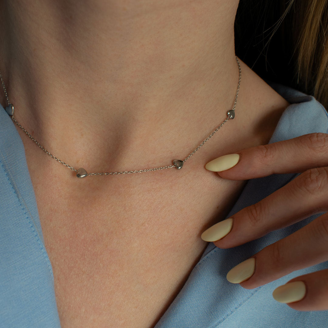 Mini Hearts Necklace