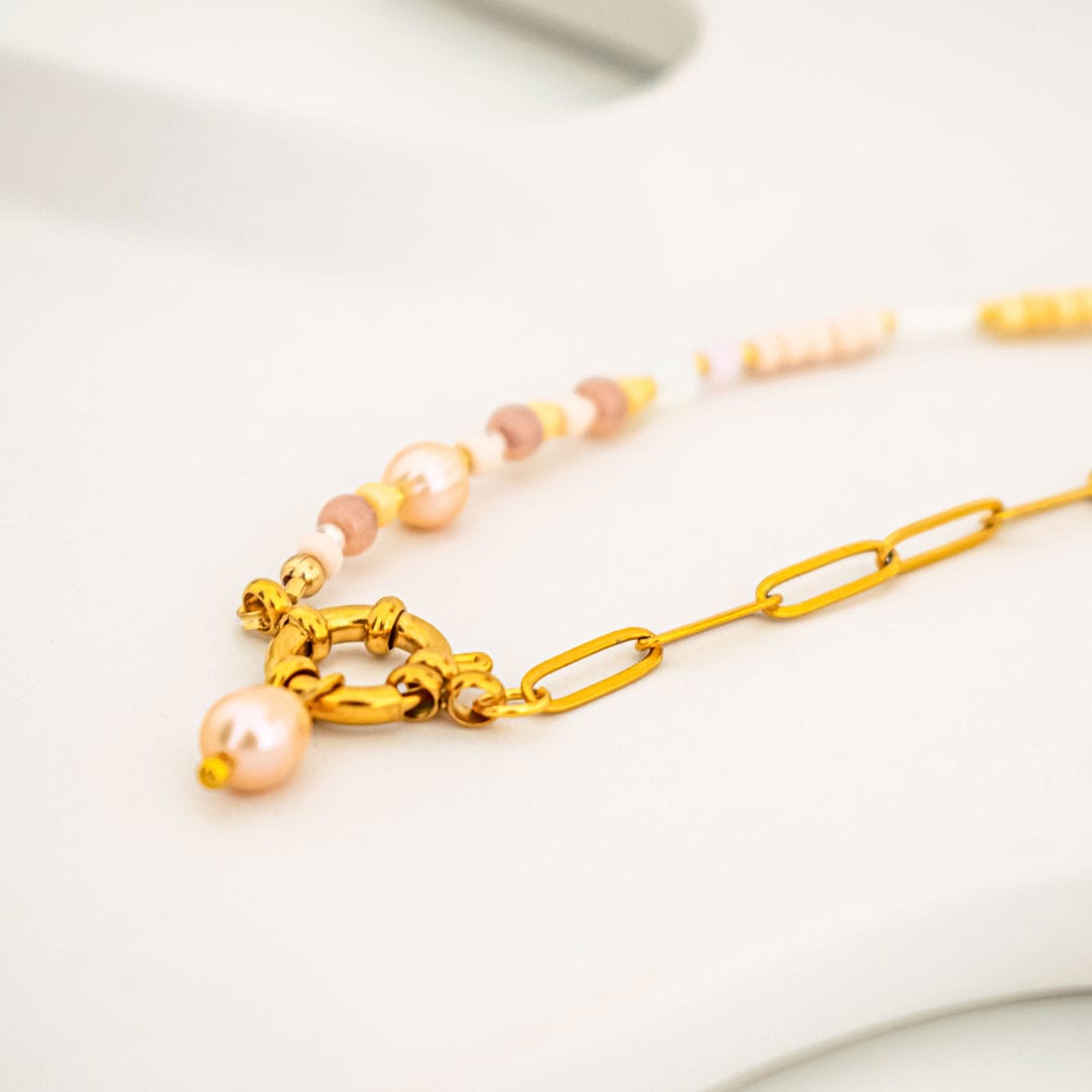 Sailor Clasp Beaded Necklace