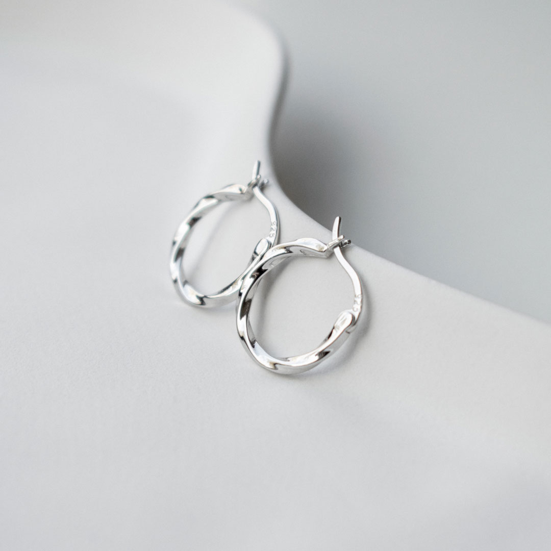 Twisted Hoop Earrings