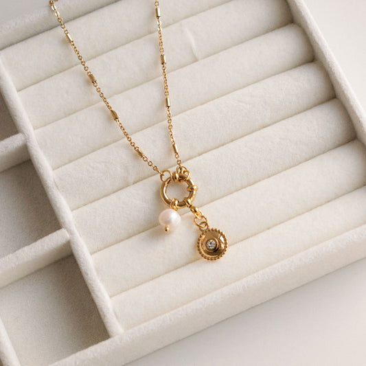 Sailor Clasp Charm Necklace