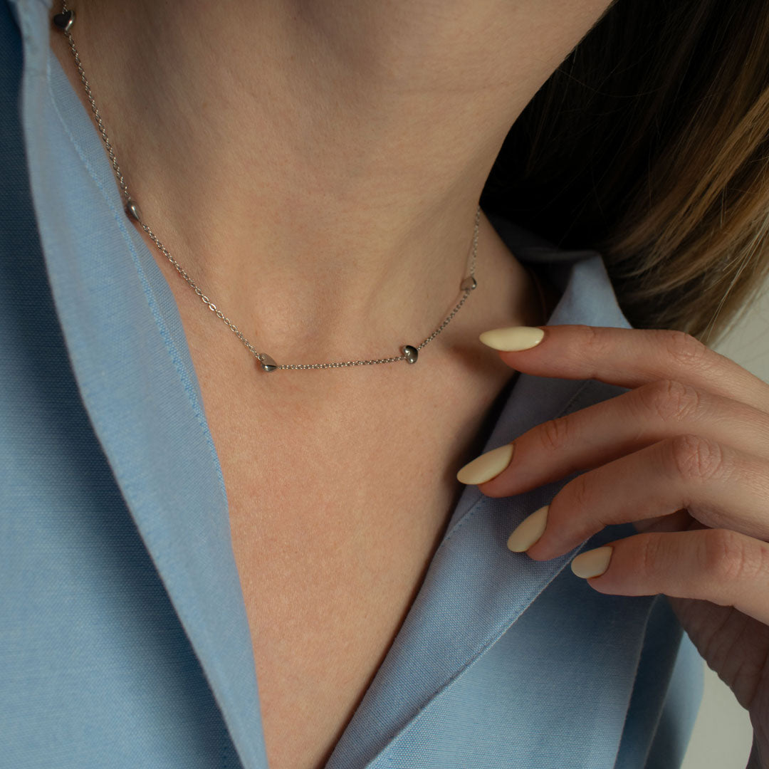 Mini Hearts Necklace