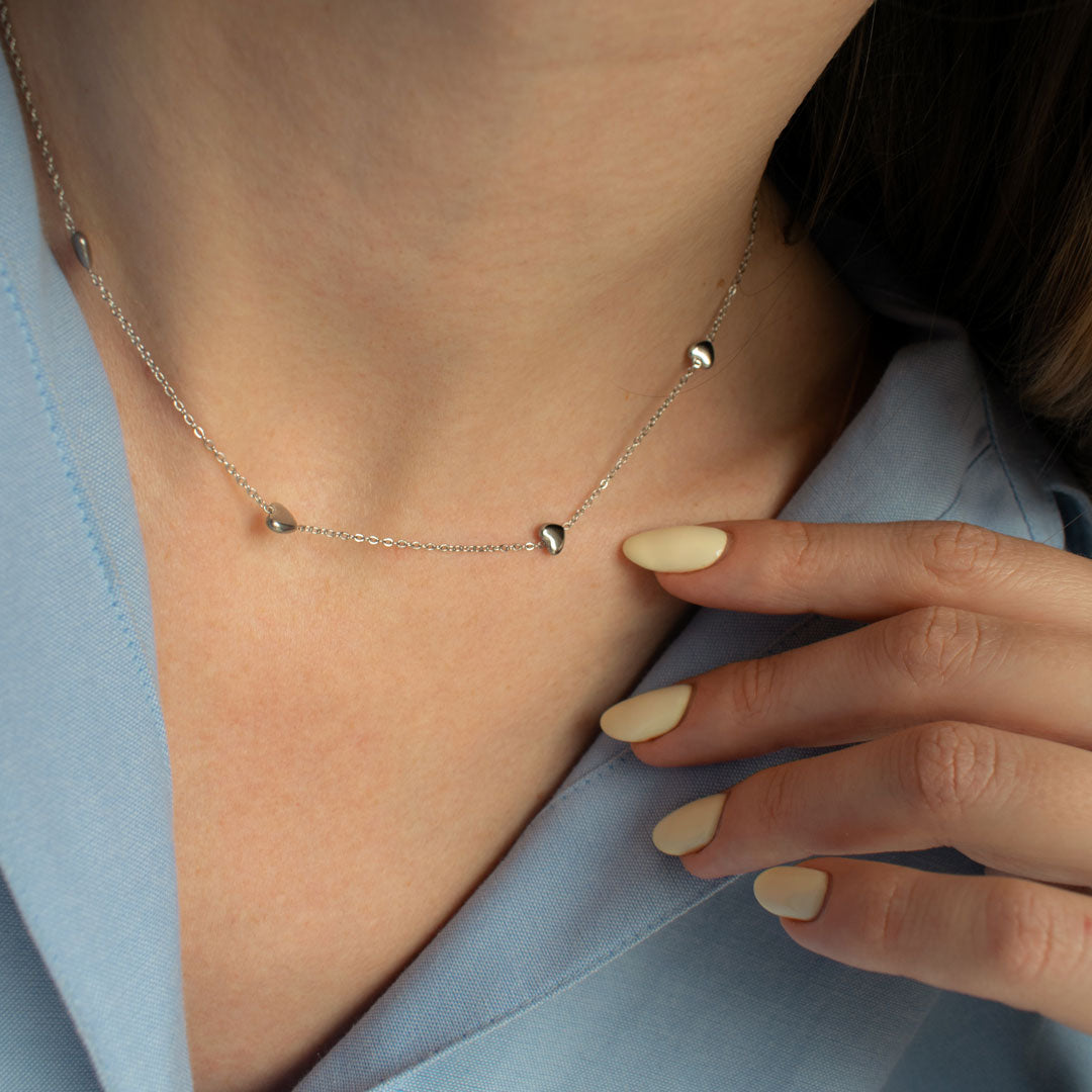 Mini Hearts Necklace