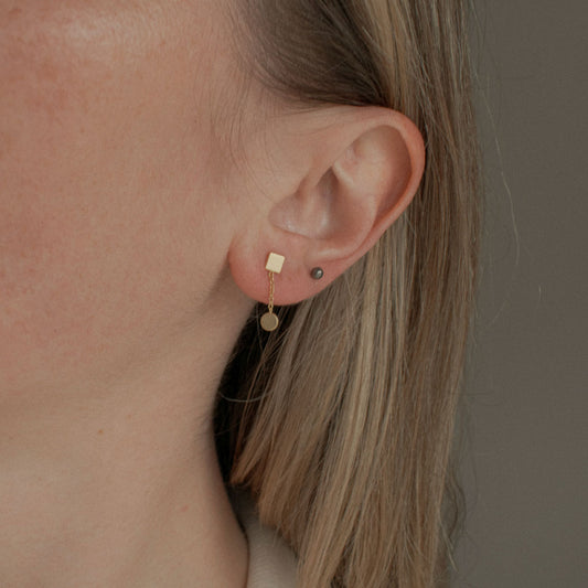 Sterling Silver Disc Dangles