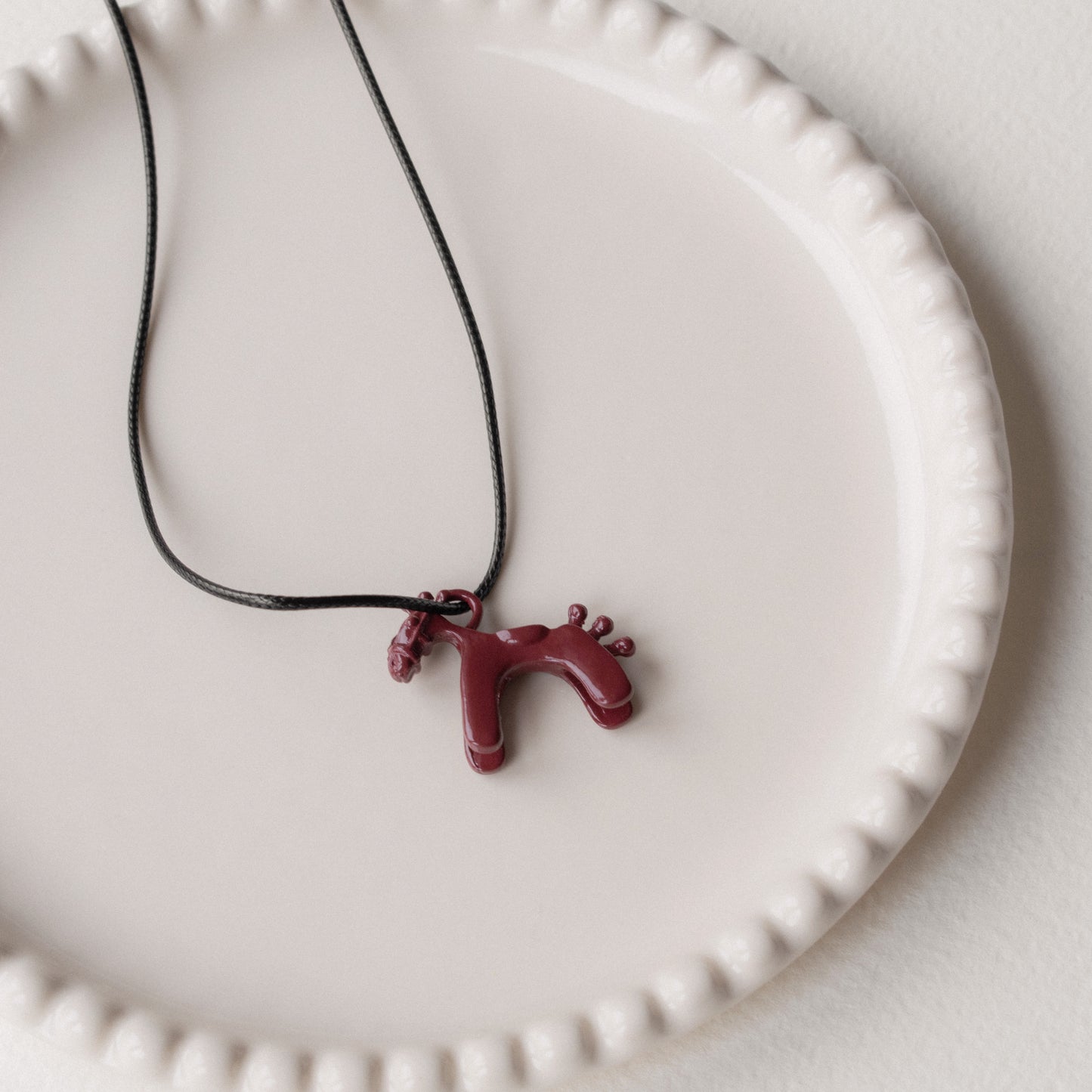 Horse Pendant Long Necklace