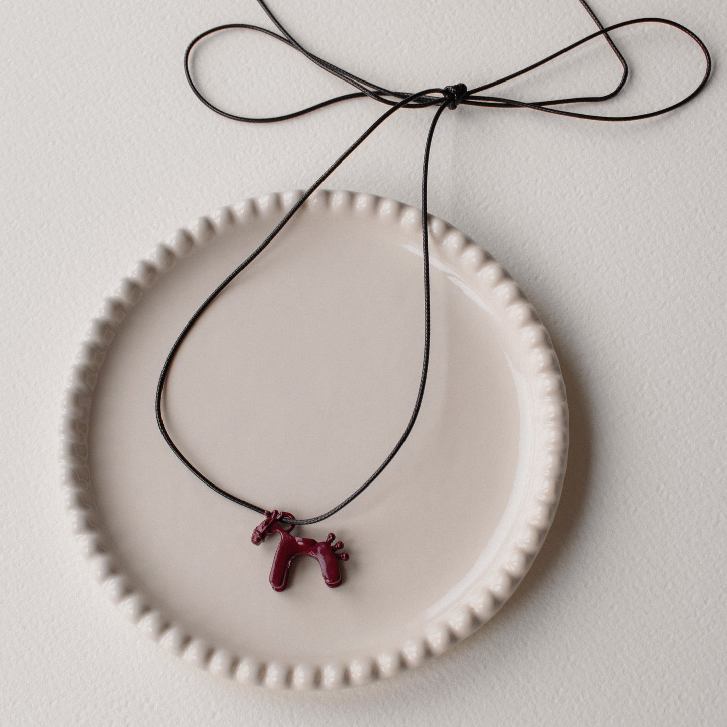 Horse Pendant Long Necklace