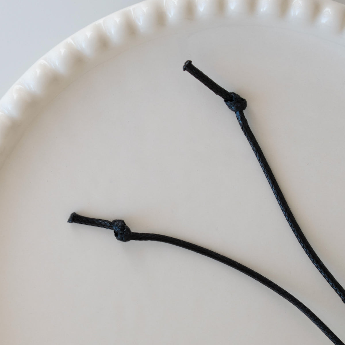 Heart Pendant Black Cord Necklace