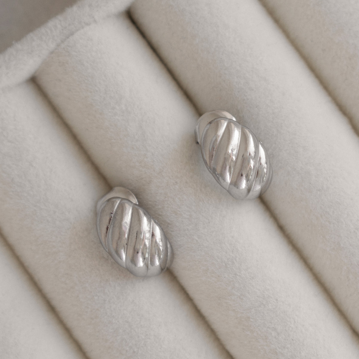 Croissant Dome Earrings