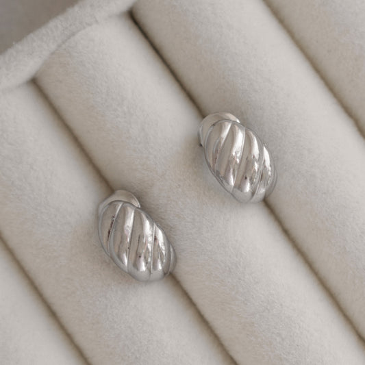 Croissant Dome Earrings