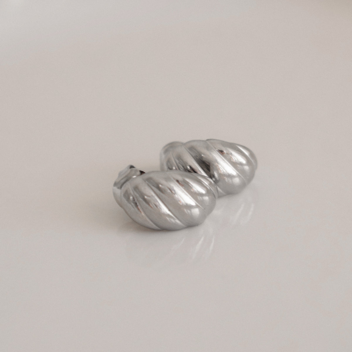 Croissant Dome Earrings