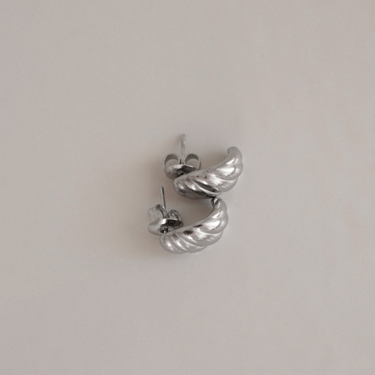 Croissant Dome Earrings