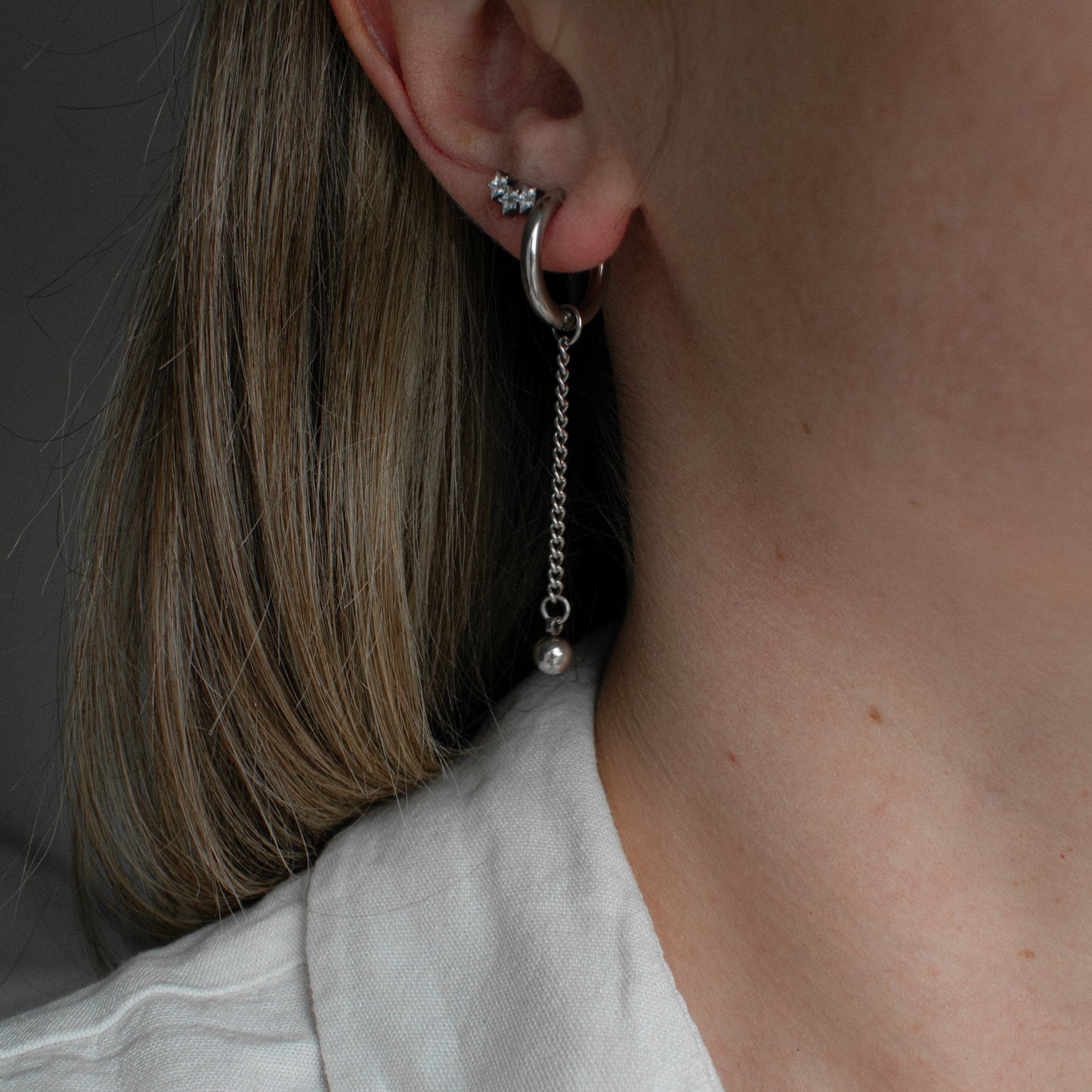 Onnela - Red Clover Chain Hoops