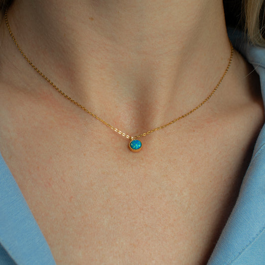 Blue Charm Chain