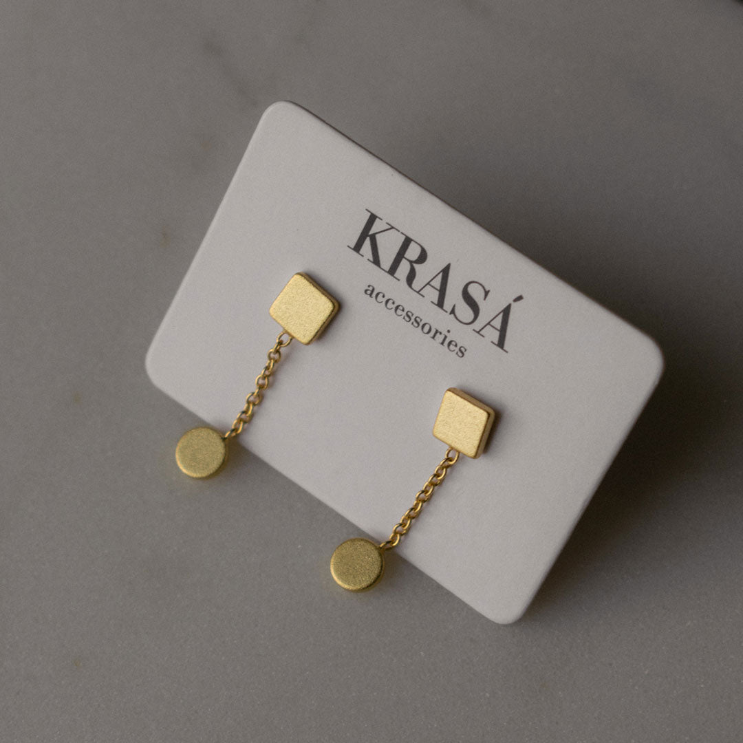 Sterling Silver Disc Dangles