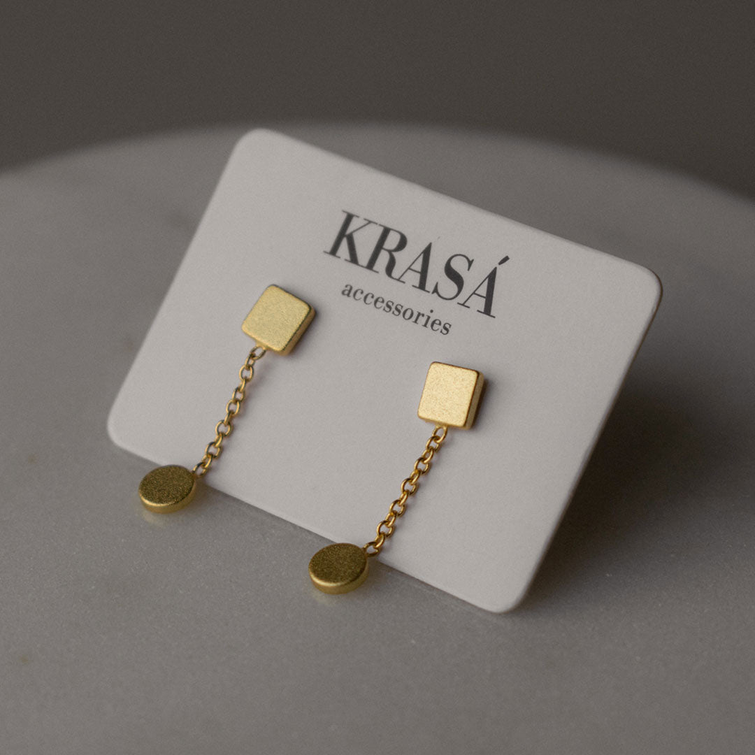 Sterling Silver Disc Dangles