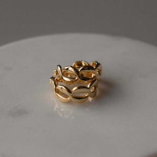 Twisted Link Hoops