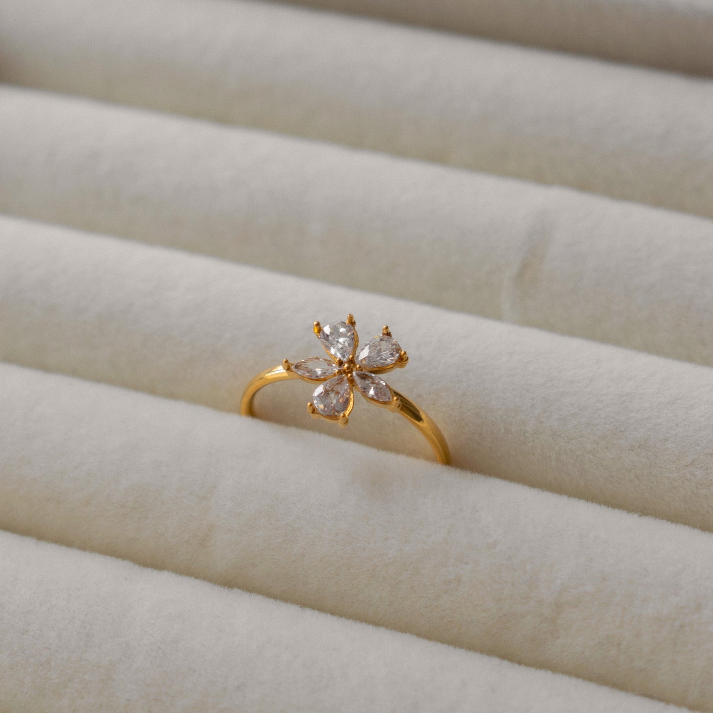 Adjustable Flower Ring
