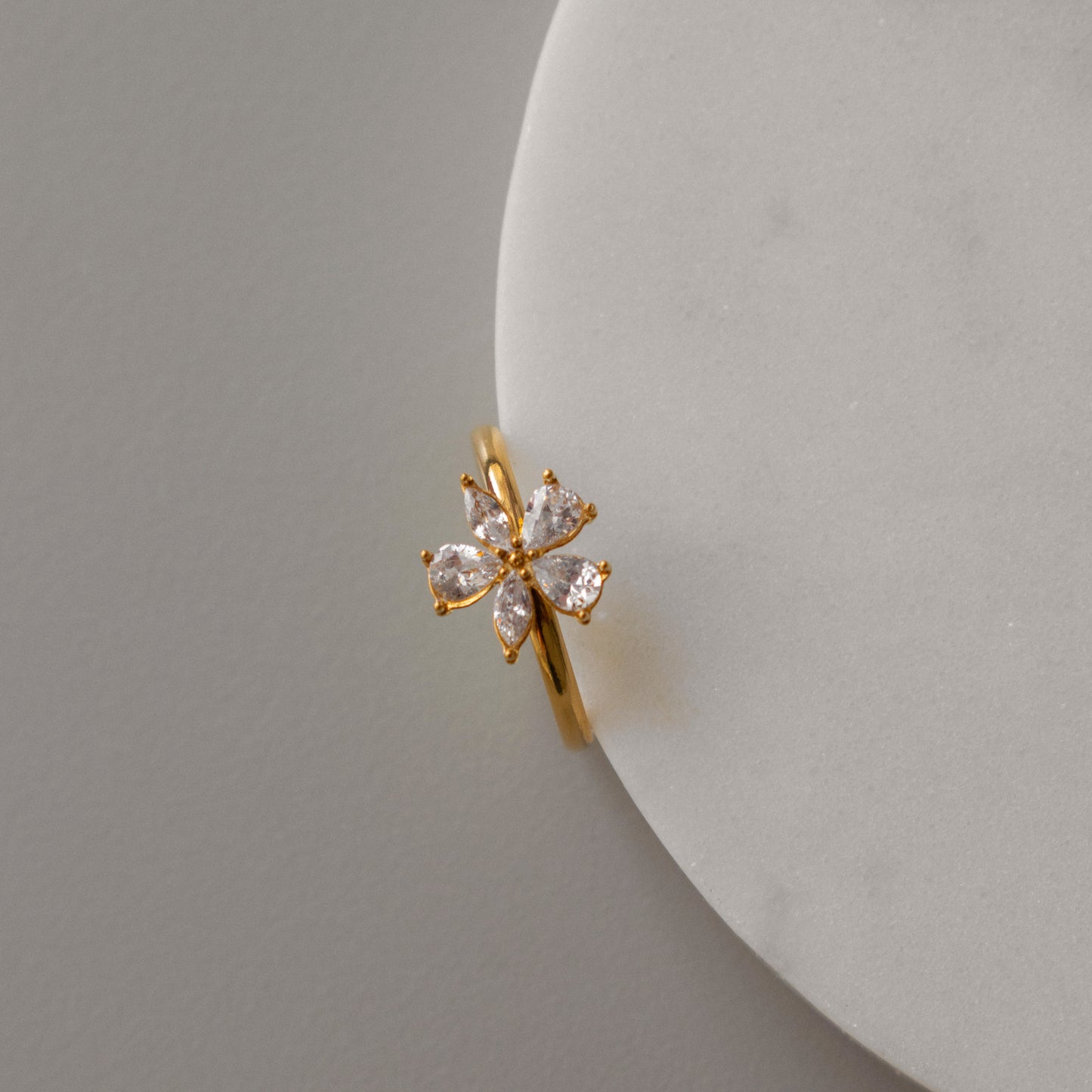 Adjustable Flower Ring