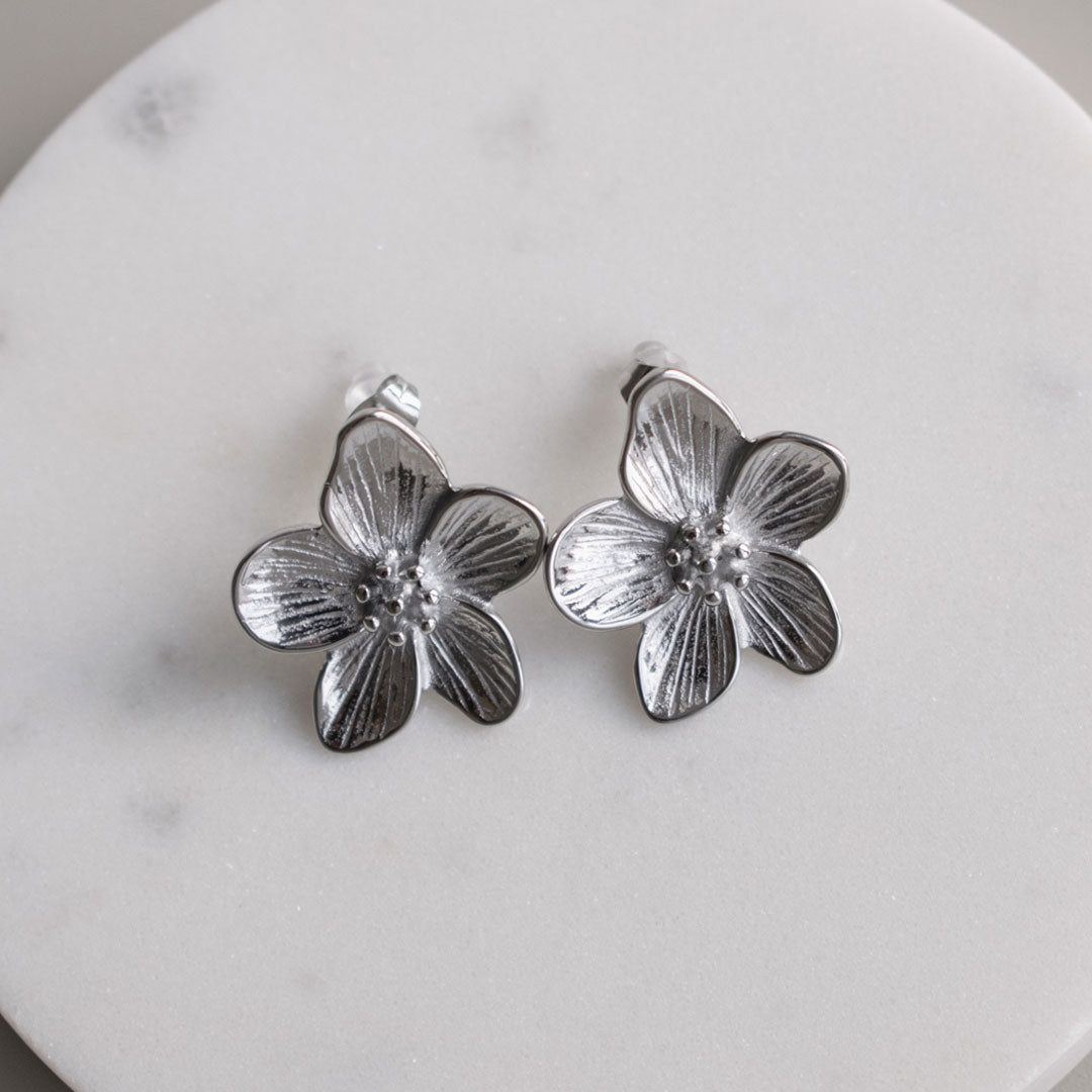Chunky Flower Studs
