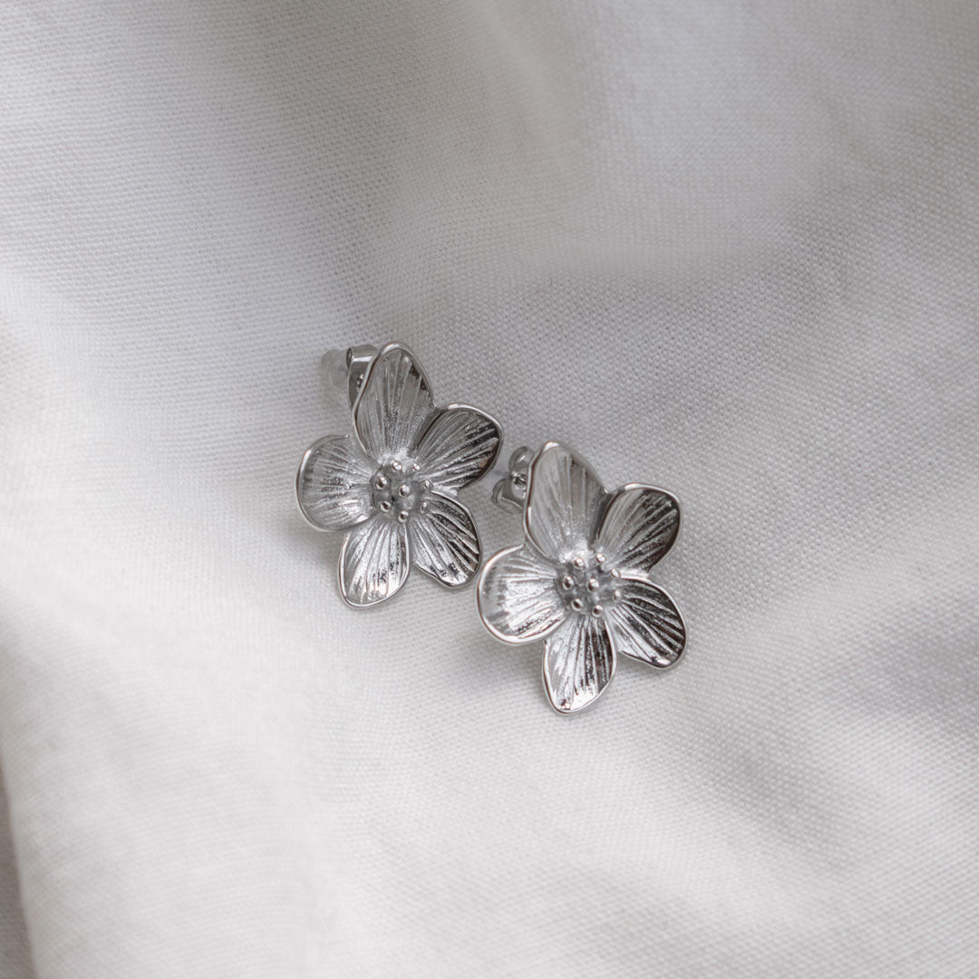 Chunky Flower Studs