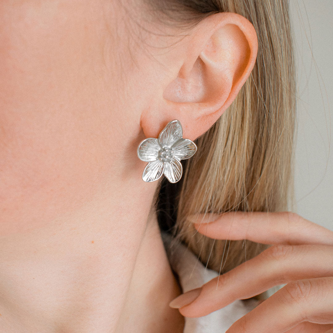 Chunky Flower Studs