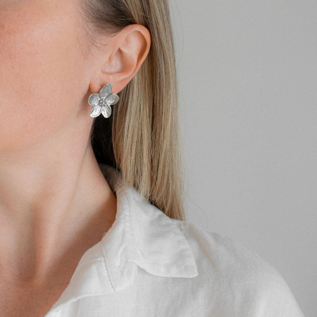 Chunky Flower Studs