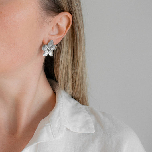 Chunky Flower Studs