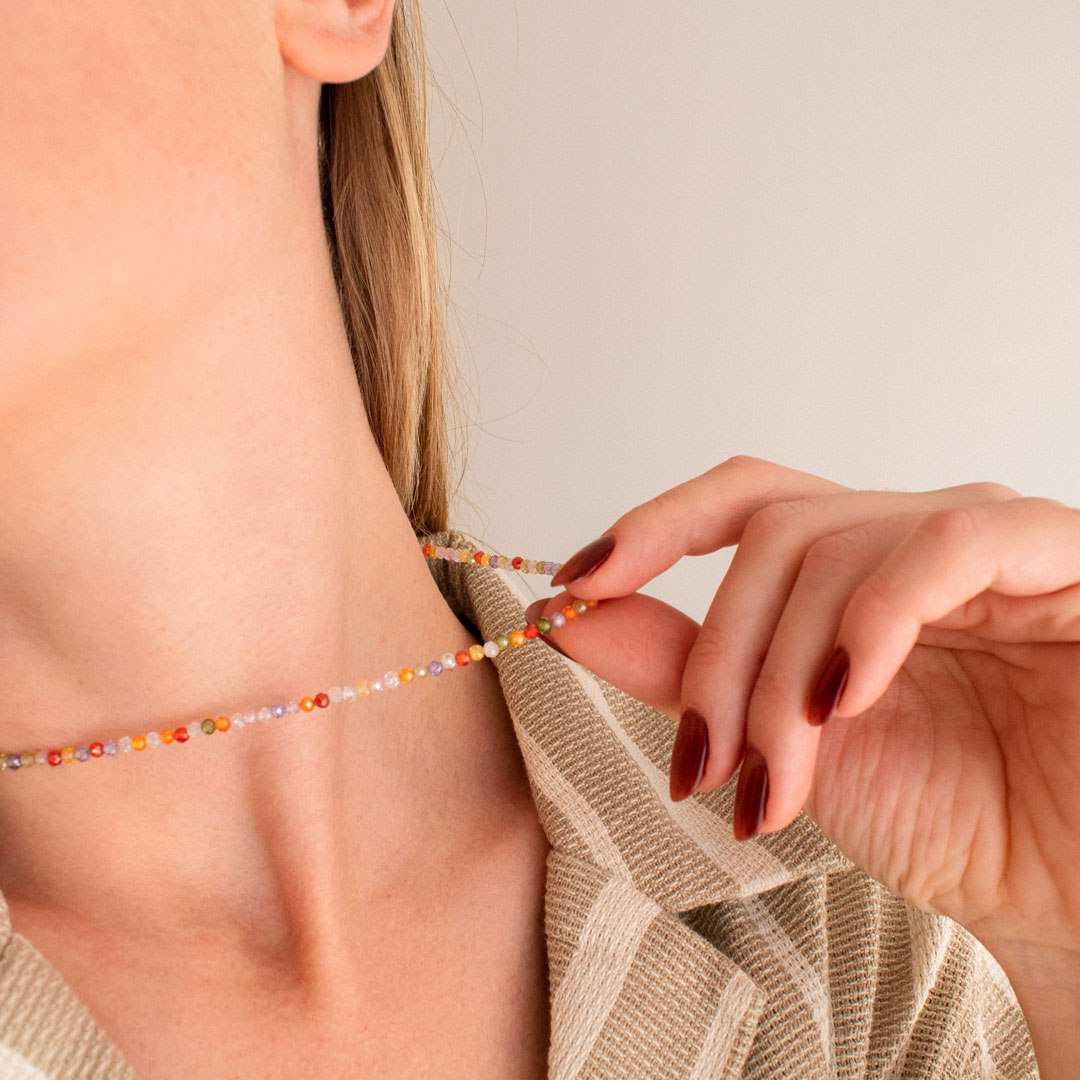 Multicolored Beaded Necklace | Made in Estonia 🇪🇪