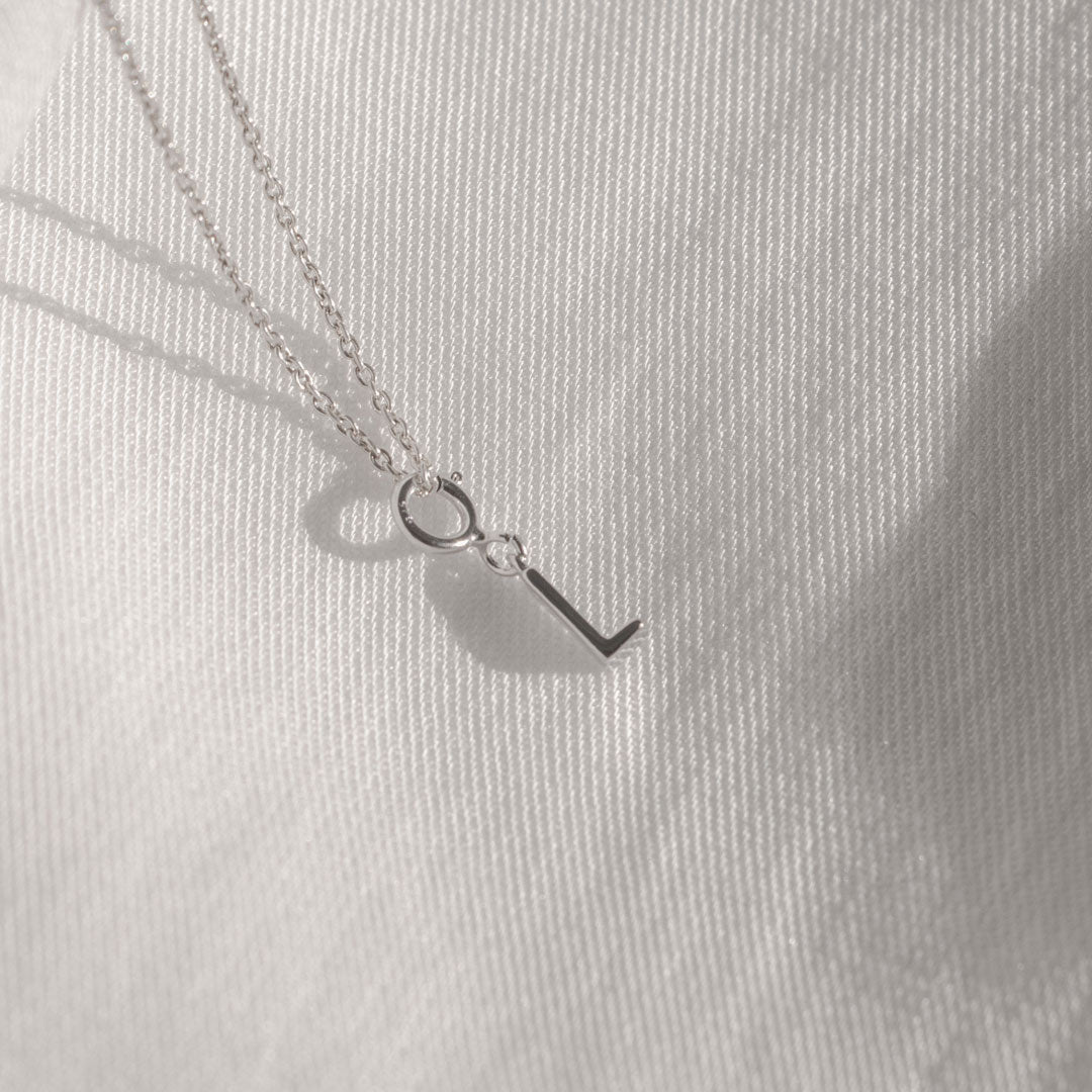 Letter "L" Charm Necklace