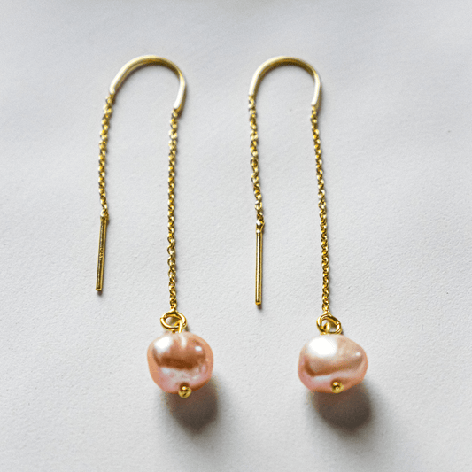 Rose Pearl Pendant Drops | Made in Estonia 🇪🇪