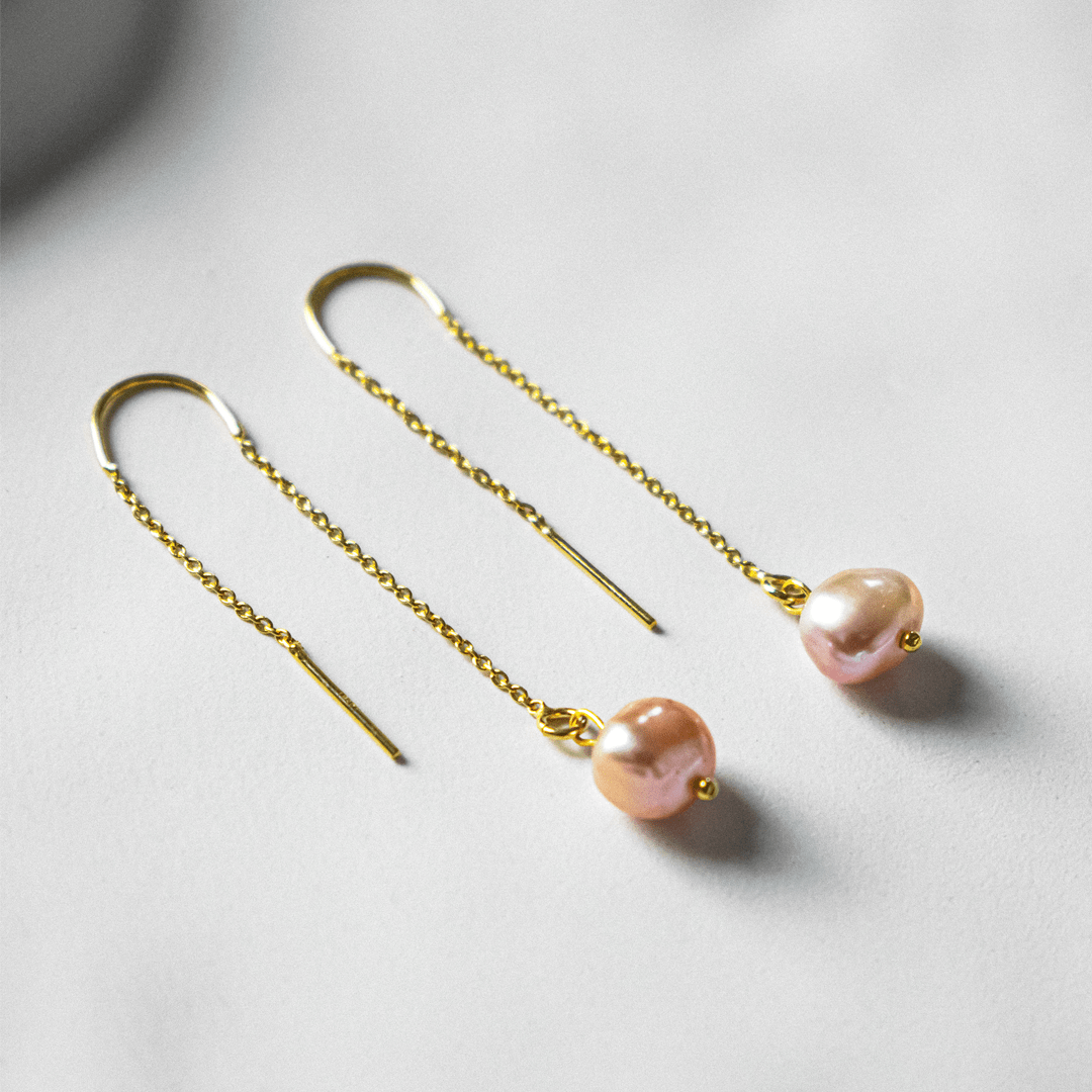 Rose Pearl Pendant Drops | Made in Estonia 🇪🇪