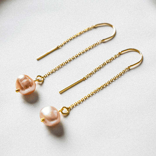 Rose Pearl Pendant Drops | Made in Estonia 🇪🇪