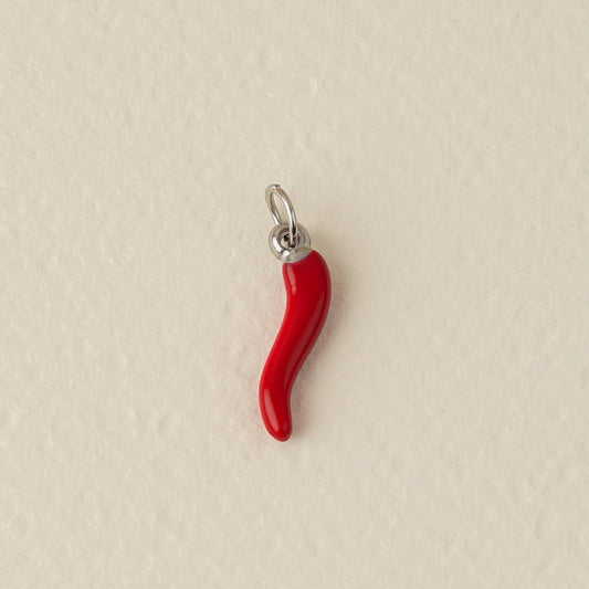 Silver Pepper Charm