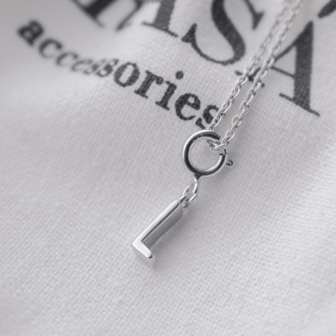 Letter "L" Charm Necklace